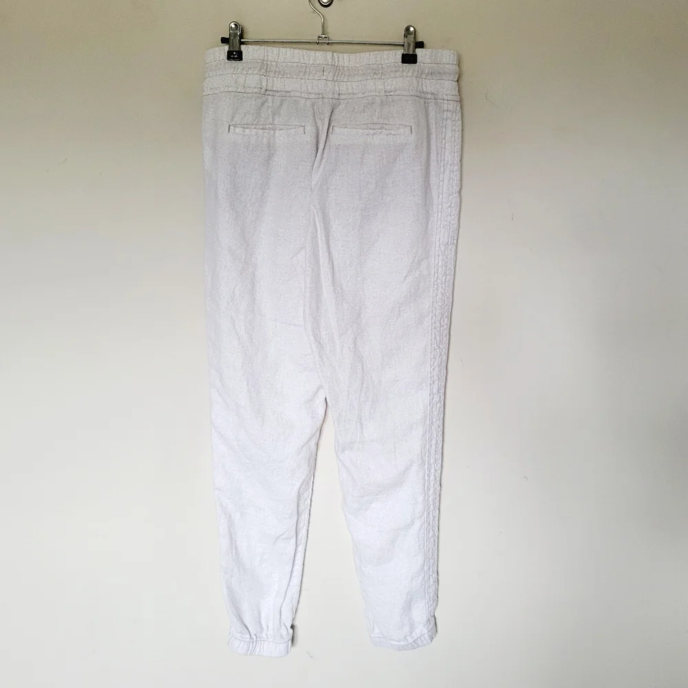 Athleta Cheetah Cabo Linen Jogger Travel Lifestyle Pant - Picture 7 of 10